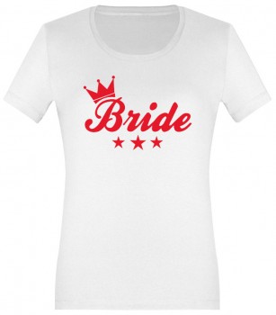 Tričko pro nevěstu s nápisem Bride