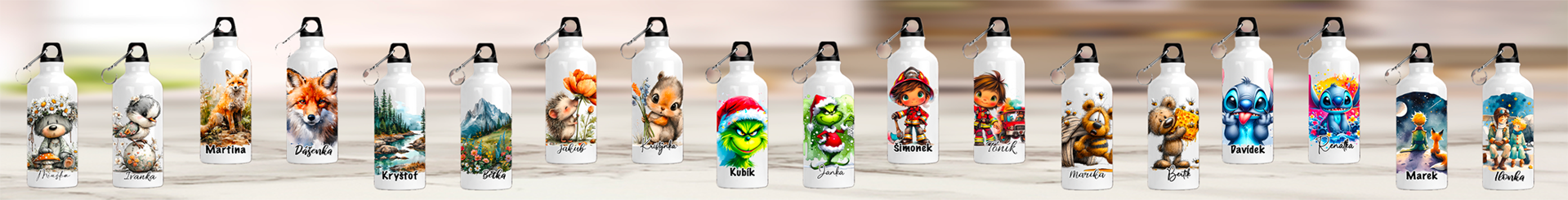 Cestovní hliníková lahev