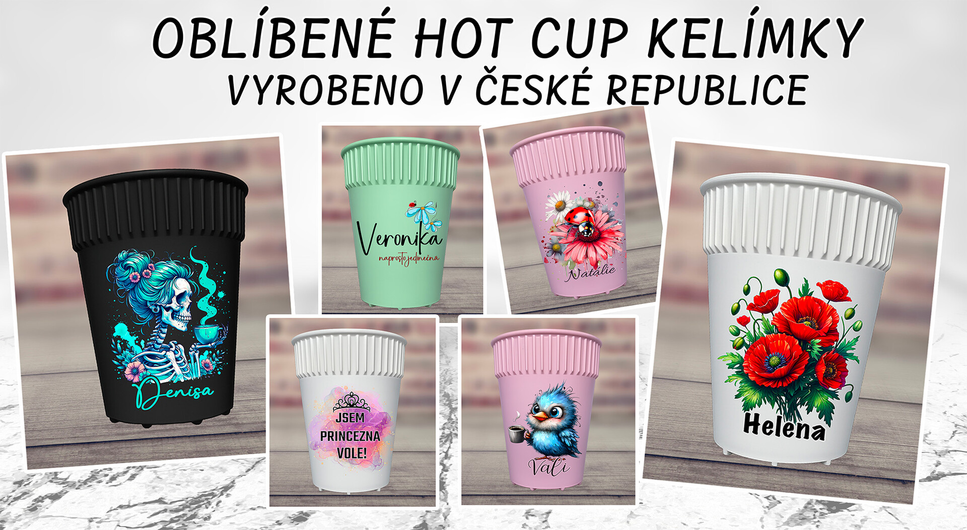 kelímky na kávu