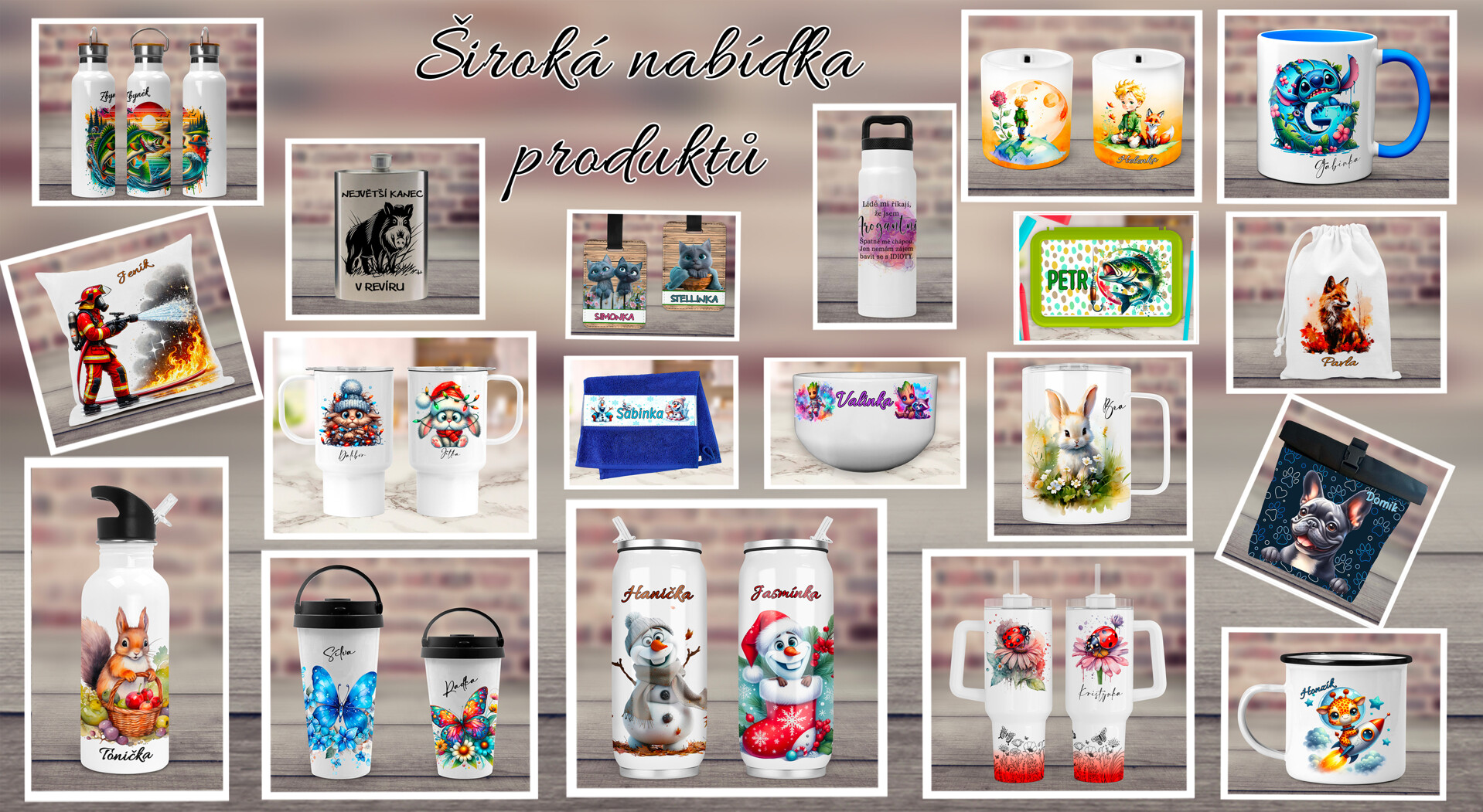 Široká nabídka produktů