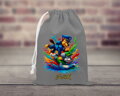 Bavlněný pytlík stahovací Duhový pejsci