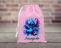 Bavlněný pytlík stahovací Modrá příšerka