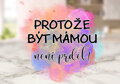 Sportovní lahev Protože být mámou není prdel 2