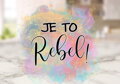 Sportovní lahev Je to Rebel!