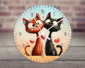 Hodiny Cat love