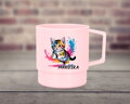 Plastový hrnek barevný Cat COLOR