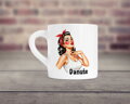 Malý keramický hrnek Retro women