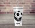 Termopohárek s brčkem Fotbal