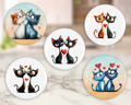 Magnetky Cat LOVE