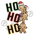 Vánoční nažehlovačka HoHoHo Perníčci