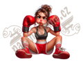 Nažehlovačka Box girl