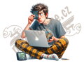 Nažehlovačka Boy Study