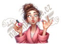 Nažehlovačka Make up