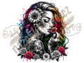 Nažehlovačka Tattoo Girl