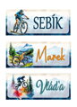 Nažehlovací jmenovka Bike
