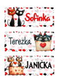 Nažehlovací jmenovka Cat LOVE