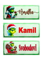 Nažehlovací jmenovka Grinch