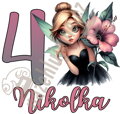 Narozeninová nažehlovačka Víla