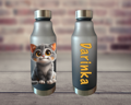 Plastová lahev na vodu Kočky