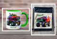 Sada 4 Monster truck