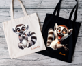 Bavlněná taška Lemur