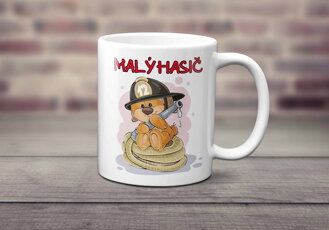 Keramický hrnek Malý hasič