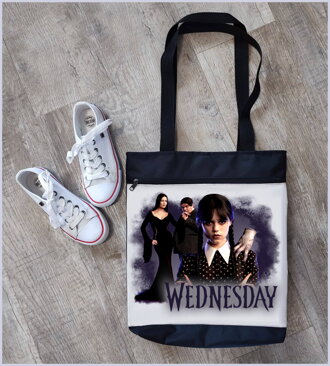 Nákupní taška Wednesday rodina