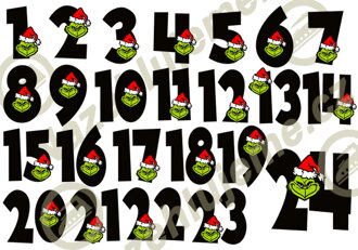 Adventní kalendář Grinch