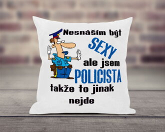 Polštář Sexy policista