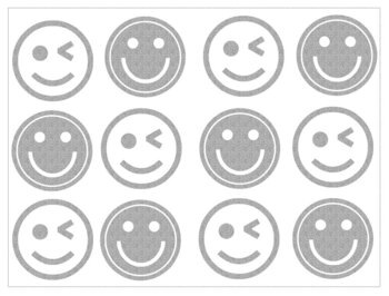 Nažehlovačka Smile Reflexní nažehlovací arch Smile
