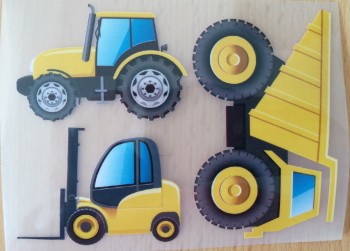 Nažehlovačky pro děti nákladní auta