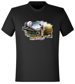 tričko baseball tričko s motivem baseball