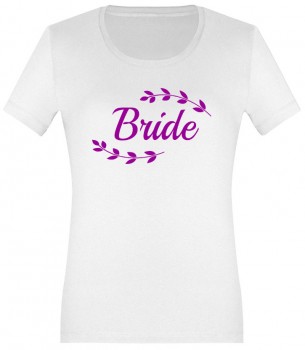 rozlučkové tričko Bride a větvičky