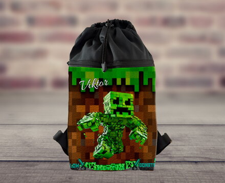 Dětský stahovací batoh Minecraft