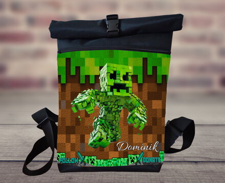 Rolovací batoh Minecraft
