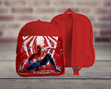 Dětský batůžek Spidermann červený