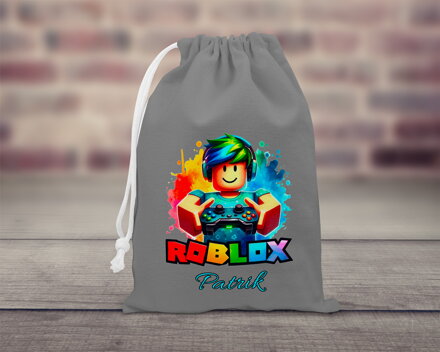 Bavlněný pytlík stahovací Roblox