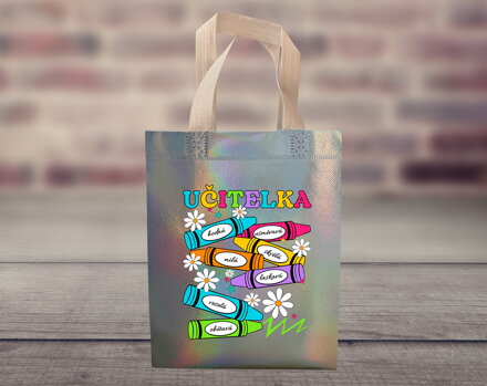 Dárková taška Učitelka pastelky Dárková taška Učitelka pastelky