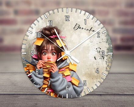 Hodiny Study girl