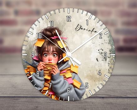 Hodiny Study girl