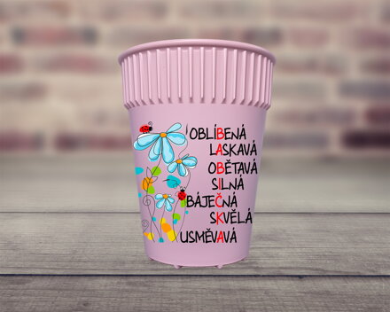 HOT CUP kelímek Babička kytky