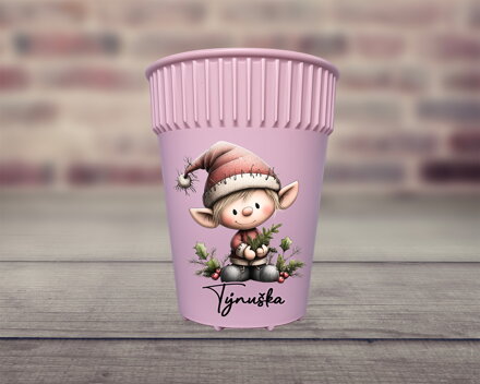 HOT CUP kelímek Vánoční Elfové