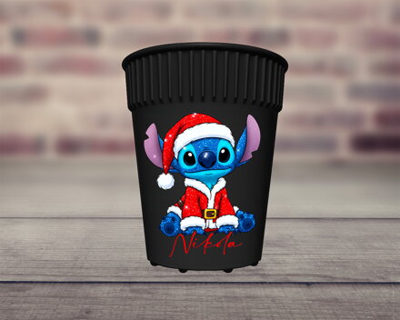 HOT CUP kelímek Vánoční Modrá příšerka