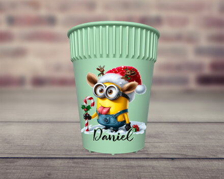 HOT CUP kelímek Vánoční Žlutá příšerka