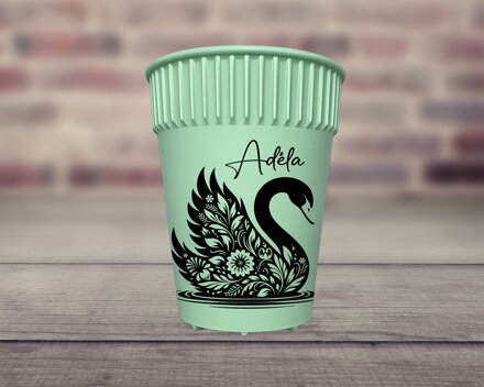 HOT CUP kelímek Zvířata black