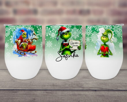 Pohárek KÁVA & VÍNO Grinch