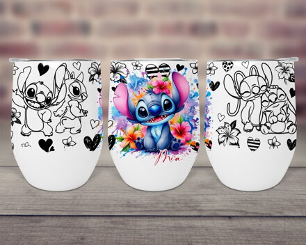 Pohárek KÁVA & VÍNO Modrá příšerka