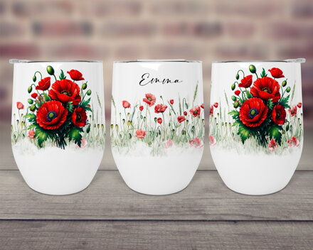 Pohárek KÁVA & VÍNO Vlčí Máky