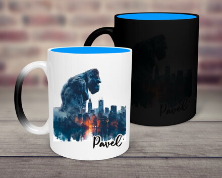 Magický hrnek Godzila & Kong