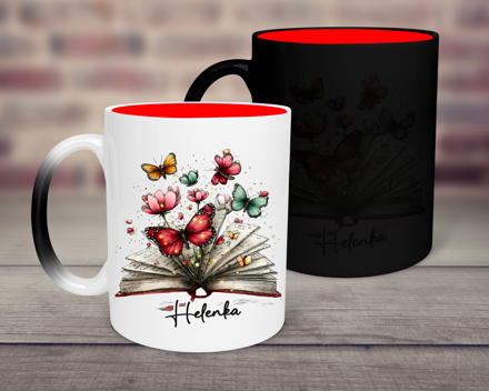 Magický hrnek Květinová kniha